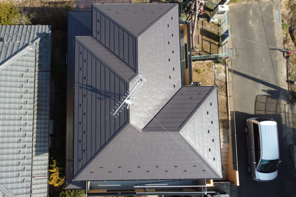 2021年12月外壁塗装・屋根カバー工事龍ヶ崎市M様施工後